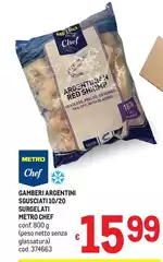 Metro chef - Gamberi Argentini Scucciati 10/20 Surgelati Metro chef - Gamberi Argentini Scucciati 10/20 Surgelati