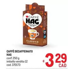 Hag - Caffè Decaffeinato