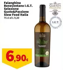 Gusto & Passione - Falanghina Beneventon I.G.T. Selezione Slow Food Italia Gusto & Passione - Falanghina Beneventon I.G.T. Selezione Slow Food Italia