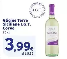 Corvo - Glicine Terre Siciliane I.G.T. Corvo - Glicine Terre Siciliane I.G.T.