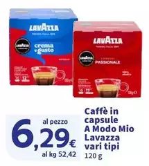 Lavazza - Caffè In Capsule A Modo Mio Lavazza - Caffè In Capsule A Modo Mio