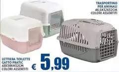 Trasportino Per Animali Colori Assortiti