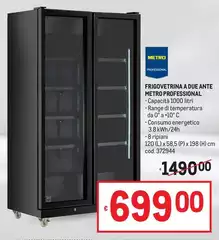 Frigovetrina A Due Ante