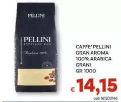 Pellini - Caffe'  Gran Aroma 100% Arabica