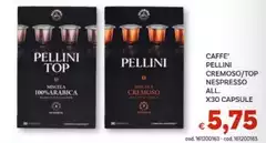 Pellini - Caffe' Cremoso/Top Nespresso X30 Capsule