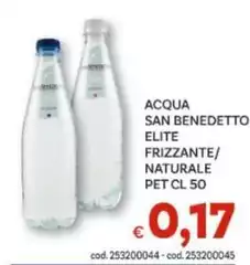 San Benedetto - Acqua  Elite Frizzante/Naturale