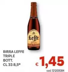 Leffe - Birra Triple Bott. Leffe - Birra Triple Bott.