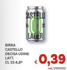 Castello - Birra Udine Castello - Birra Udine