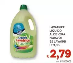 Noi & voi - Lavatrice Liquido Aloe Vera Noi & voi - Lavatrice Liquido Aloe Vera