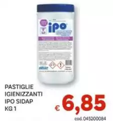 Pastiglie Igienizzanti Ipo Sidap