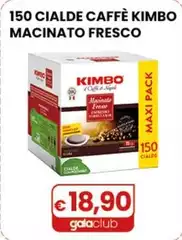 Kimbo - 150 Cialde Caffè Macinato Fresco Kimbo - 150 Cialde Caffè Macinato Fresco