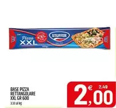 Stuffer - Base Pizza Rettangolare Stuffer - Base Pizza Rettangolare