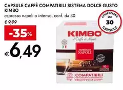 Kimbo - Capsule Caffè Compatibili Sistema Dolce Gusto