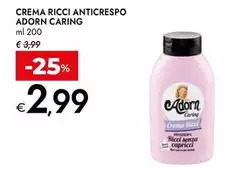 Caffè corsini - Crema Ricci Anticrespo Adorn