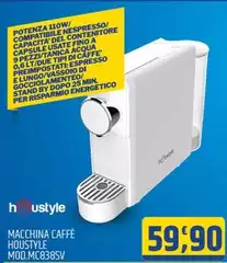 Houstyle - Macchina Caffè Mod. MC838SV Houstyle - Macchina Caffè Mod. MC838SV