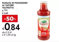 Valfrutta - Passata Di Pomodoro Al Vapore Valfrutta - Passata Di Pomodoro Al Vapore