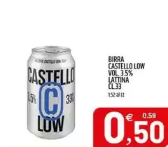 Castello - Birra Low Castello - Birra Low