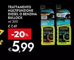 Bullock - Trattamento Multifunzione Diesel O Benzina