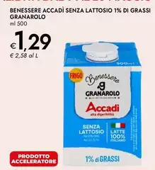 Granarolo - Benessere Accadi Senza Lattosio 1% Di Grassi
