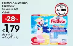 Nestlè - Fruttolo Maxi Duo Fruttolo Nestlè - Fruttolo Maxi Duo Fruttolo