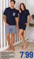 Pigiama Uomo Homega In Jersey Di Cotone 