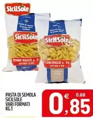 Sicilsole - Pasta Di Semola Sicilsole - Pasta Di Semola
