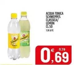 Schweppes - Acqua Tonica Classica/Lemon