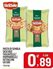 Sicilsole - Pasta Di Semola Tagliatelle Sicilsole - Pasta Di Semola Tagliatelle