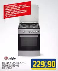 Luce - Cucina A Gas Mod.HOLUC6402 CM.60X60