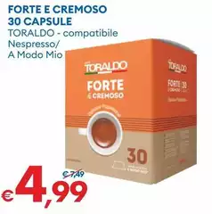 Toraldo - Forte E Cremoso 30 Capsule