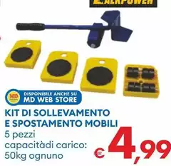 Alkpower - Kit Di Sollevamento E Spostamento Mobili