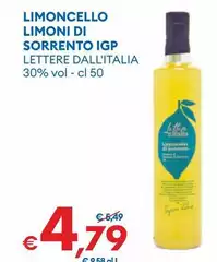 Lettere Dall'Italia - Limoncello Limoni Di Sorrento IGP