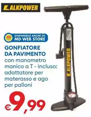 Alkpower - Gonfiatore Da Pavimento