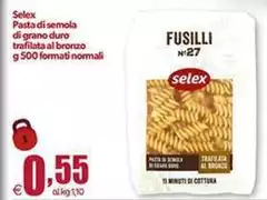 Selex - Pasta Di Semola Di Grano Duro Trafilata Al Bronzo Selex - Pasta Di Semola Di Grano Duro Trafilata Al Bronzo