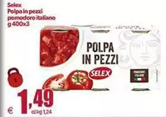Selex - Polpa In Pezzi Pomodoro Italiano