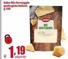 Selex - Mix Formaggio Grattugiato Italiano Selex - Mix Formaggio Grattugiato Italiano