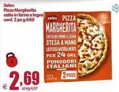 Selex - Pizza Margherita Cotta In Forno A Legna Selex - Pizza Margherita Cotta In Forno A Legna