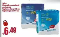 Selex - Mutandine Assorbenti Pants Extra Taglia Media