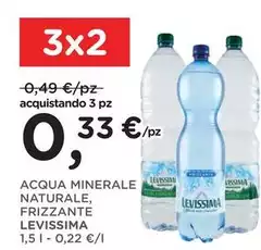 Levissima - Acqua Minerale Naturale, Frizzante Levissima - Acqua Minerale Naturale, Frizzante