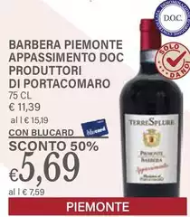 Produttori Di Portacomaro - Barbera Piemonte Appassimento Doc Produttori Di Portacomaro - Barbera Piemonte Appassimento Doc