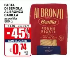 Barilla - Pasta Di Semola Al Bronzo Barilla - Pasta Di Semola Al Bronzo