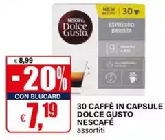 Nescafé - 30 Caffè In Capsule Dolce Gusto 
