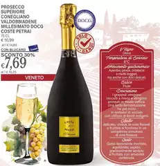 Coste Petrai - Prosecco Superiore Conegliano Valdobbiadene Millesimato DOCG