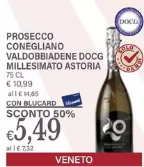 Astoria - Prosecco Conegliano Valdobbiadene DOCG Millesimato Astoria - Prosecco Conegliano Valdobbiadene DOCG Millesimato