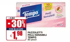 Tempo - Fazzoletti Pelli Sensibili Tempo - Fazzoletti Pelli Sensibili