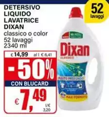 Dixan - Detersivo Liquido Lavatrice Dixan - Detersivo Liquido Lavatrice