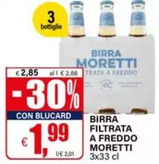 Moretti - Birra Filtrata A Freddo