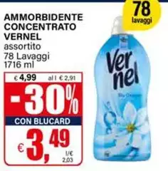 Vernel - Ammorbidente Concentrato Vernel - Ammorbidente Concentrato