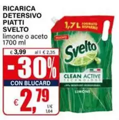 Svelto - Ricarica Detersivo Piatti Svelto - Ricarica Detersivo Piatti