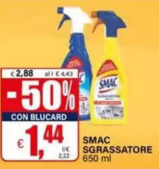Smac - Sgrassatore Smac - Sgrassatore